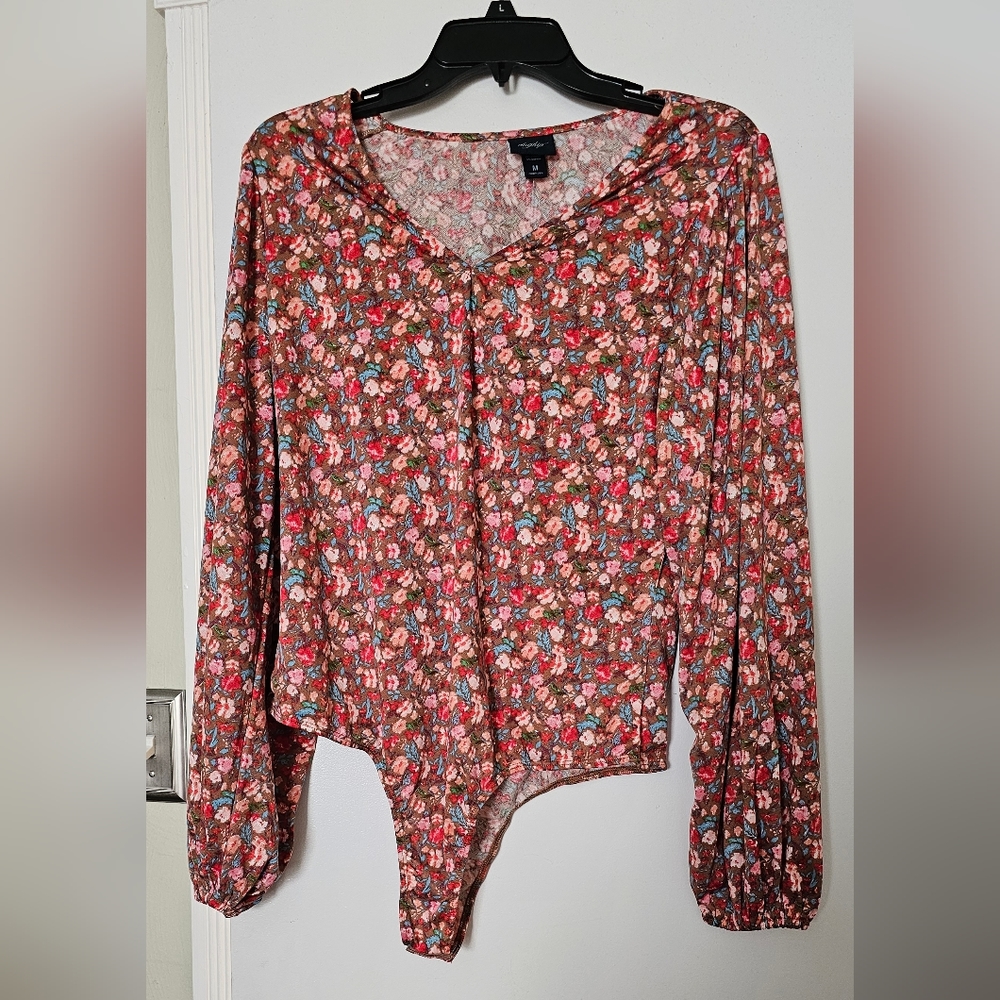 Daytrip Long Sleeve Floral Bodysuit